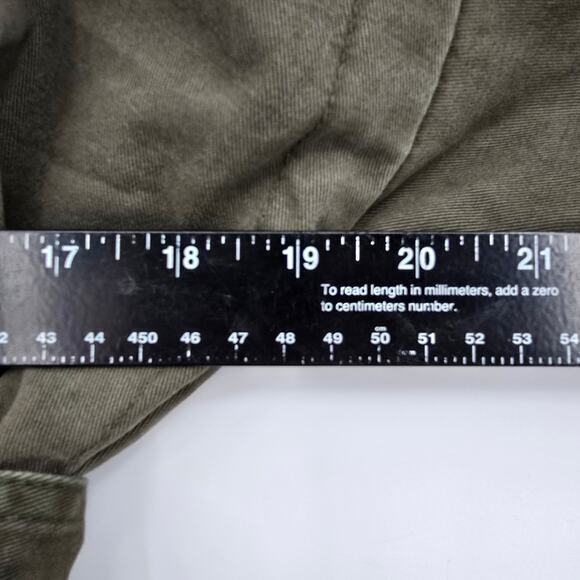 New York & Company Women's Utility Side Split Zip Up Tie Waist Jacket Green XL - Picture 10 of 11